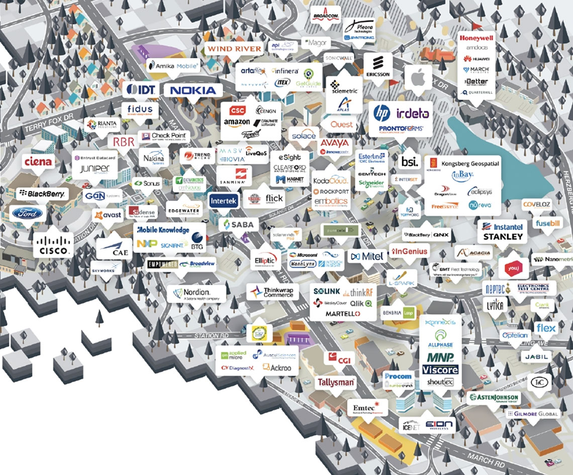 Image: Tech Firms in Kanata North Business Association (Credit: KNBA)