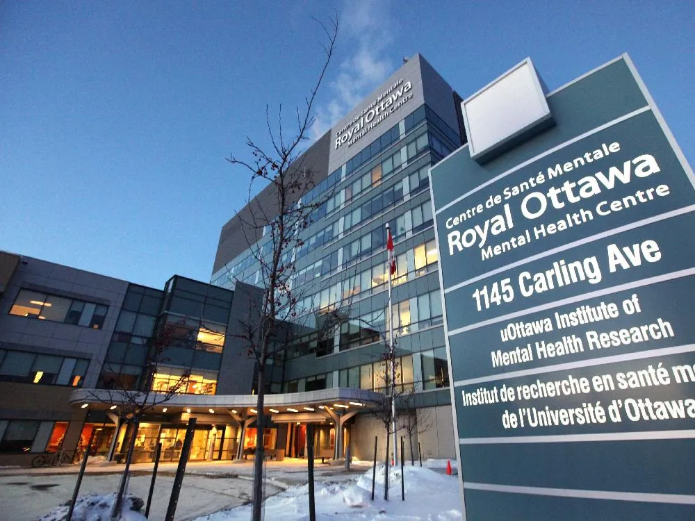 Exterior of The Royal Ottawa Mental Health Centre, representing the city’s strong healthcare system and access to specialized medical services.